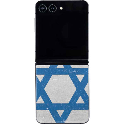 Israel Flag Distressed Galaxy Z Flip5 5G Skin
